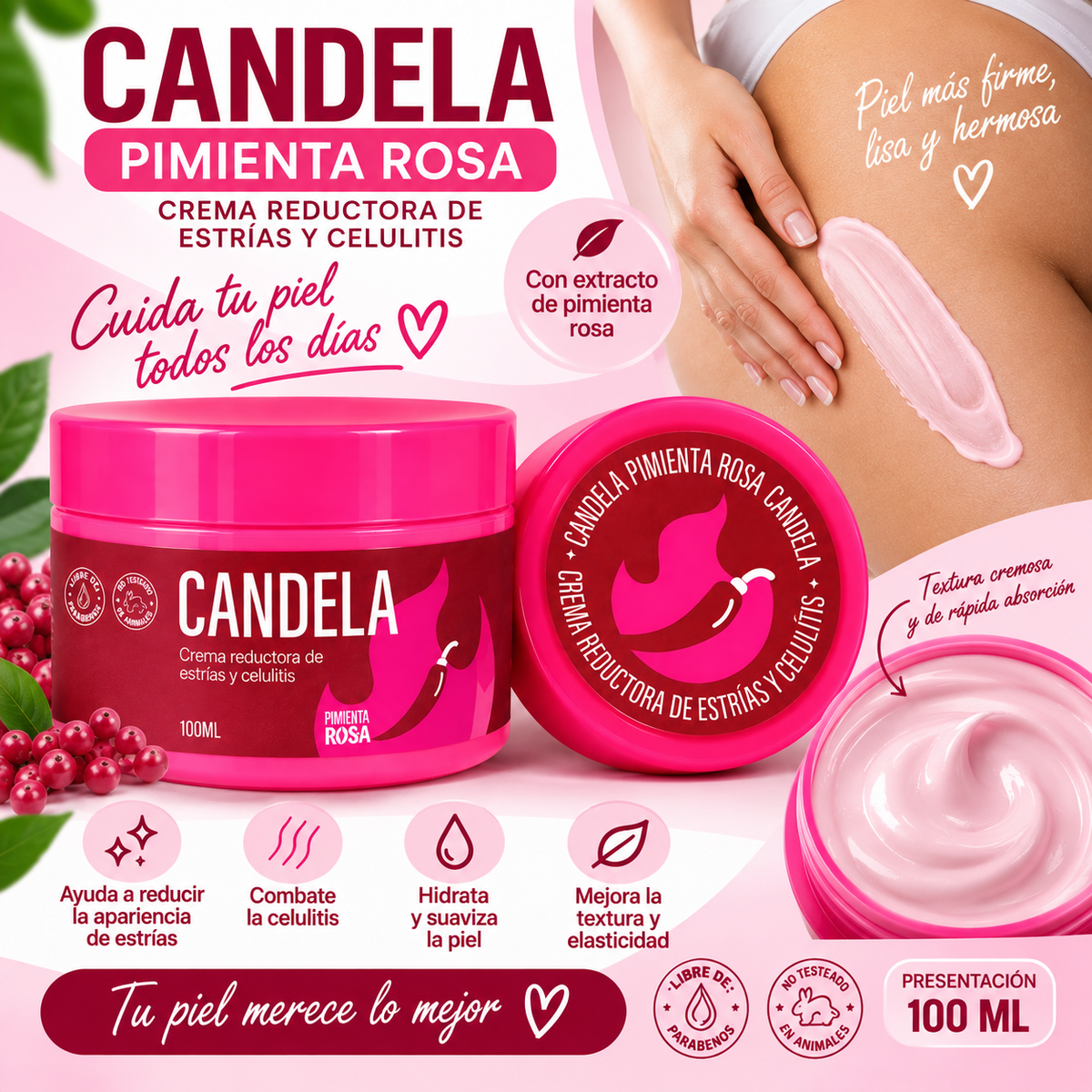 CANDELA PIMIENTA ROSA